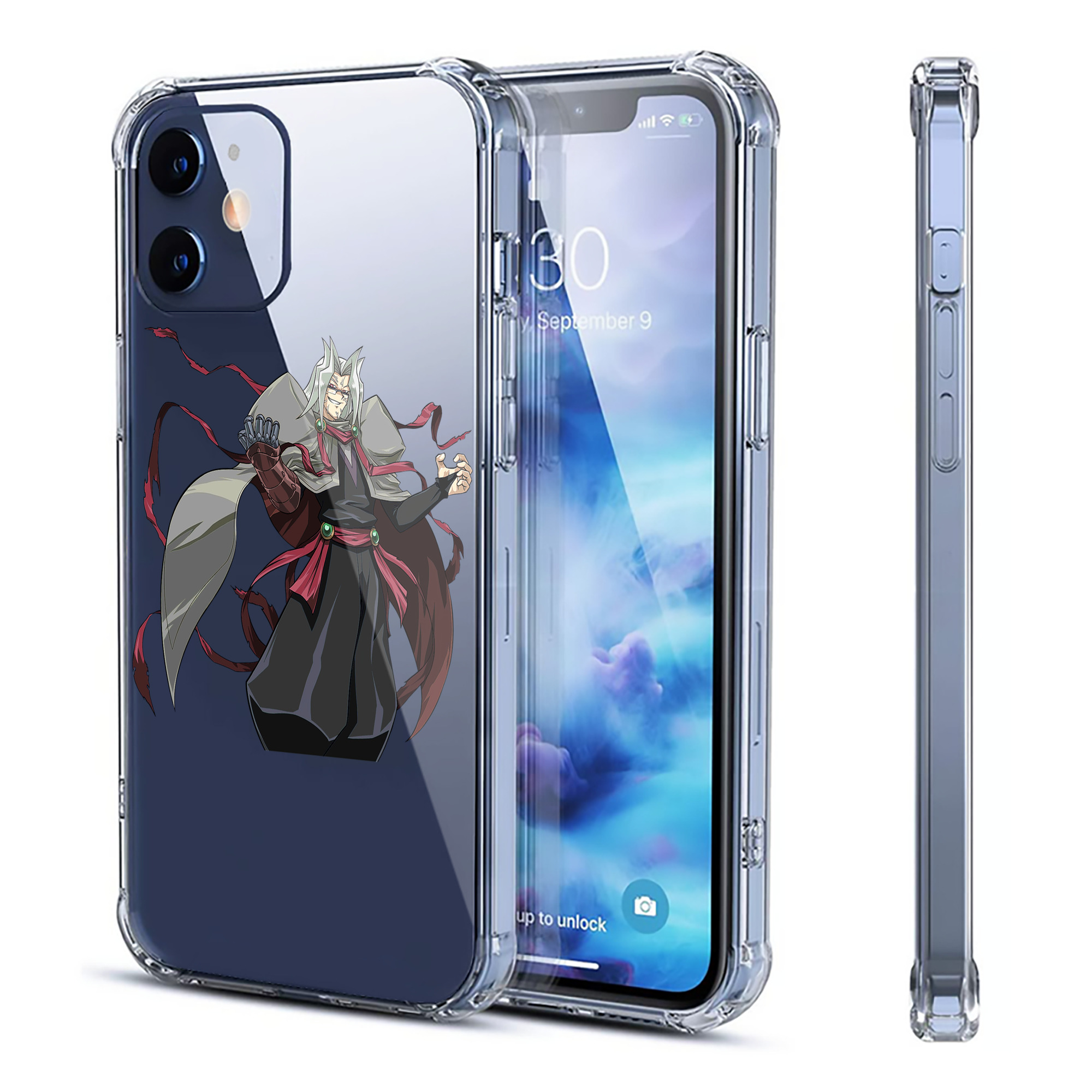 （画像用） 遊☆戯☆王 Yu-Gi-Oh! 【iPhone 12シリーズ対応】透明スマホケース（クリアソフトケース）